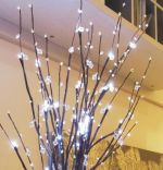 Vianočné osvetlenie- dekorácia - konáre 90cm, zlte, biele, ruzove